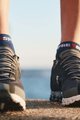 COMPRESSPORT Cycling ankle socks - PRO RACING 4.0 RUN - blue