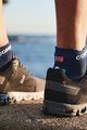 COMPRESSPORT Cycling ankle socks - PRO RACING 4.0 RUN - blue