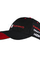 Cycling hat - SUNWEB 2019 PODIUM - black/red