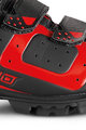 Cycling shoes - CX-3-19 MTB NYLON - red/black