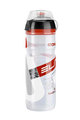 Cycling water bottle - SUPERCORSA MTB 750 m - red/transparent