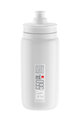 ELITE Cycling water bottle - FLY 550 ml - white/grey