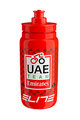 ELITE Cycling water bottle - UAE 550 ml - red