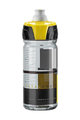 Cycling water bottle - CRYSTAL OMBRA 550 ml - black/yellow/transparent