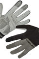 Cycling long-finger gloves - HUMMVEE PLUS II - black/grey