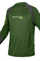 Cycling summer long sleeve jersey - MT500 BURNER SUMMER - green/grey