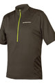 Cycling short sleeve jersey - HUMMVEE MTB  - brown