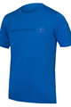 Cycling short sleeve t-shirt - SINGLETRACK MERINO - blue