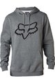 FOX Cycling hoodie - LEGACY FOX HEAD - grey