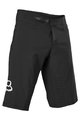 FOX Cycling shorts without bib - DEFEND SHORTS - black