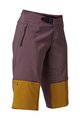 FOX Cycling shorts without bib - DEFEND SHORTS LADY - brown