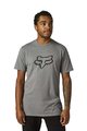 FOX Cycling short sleeve t-shirt - LEGACY FOX HEAD - grey