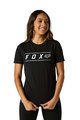 FOX Cycling short sleeve t-shirt - PINNACLE LADY - black