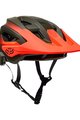 FOX Cycling helmet - SPEEDFRAME PRO FADE - orange/green