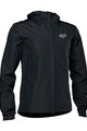 FOX Cycling rain jacket - RANGER 2.5-LAYER - black