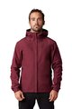 FOX Cycling rain jacket - RANGER 2.5-LAYER - bordeaux