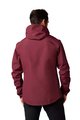 FOX Cycling rain jacket - RANGER 2.5-LAYER - bordeaux