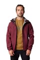 FOX Cycling rain jacket - RANGER 2.5-LAYER - bordeaux