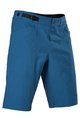 FOX Cycling shorts without bib - RANGER LITE - blue