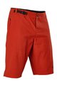 FOX Cycling shorts without bib - RANGER - red