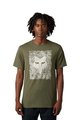 FOX Cycling short sleeve t-shirt - AUXLRY - green