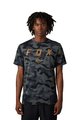 FOX Cycling short sleeve t-shirt - VZNS CAMO - grey/black