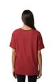 FOX Cycling short sleeve t-shirt - BOUNDARY LADY - red