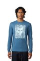 FOX Cycling long sleeve t-shirt - AUXLRY - blue