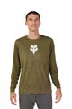 FOX Cycling summer long sleeve jersey - RANGER TRU DRI - green