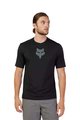 FOX Cycling short sleeve jersey - RANGER LAB HEAD - black