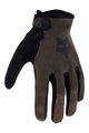 FOX Cycling long-finger gloves - RANGER - brown/black