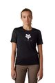 FOX Cycling short sleeve jersey - RANGER TRU DRI LADY - black