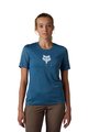 FOX Cycling short sleeve jersey - RANGER TRU DRI LADY - blue