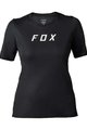 FOX Cycling short sleeve jersey - RANGER MOTH LADY - black