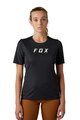 FOX Cycling short sleeve jersey - RANGER MOTH LADY - black