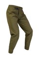 FOX Cycling long trousers withot bib - RANGER 2.5L WATER - green