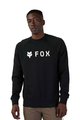 FOX hoodie - ABSOLUTE FLEECE CREW - black