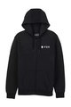 FOX hoodie - ABSOLUTE FLEECE ZIP - black