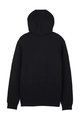 FOX hoodie - ABSOLUTE FLEECE ZIP - black