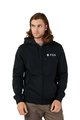 FOX hoodie - ABSOLUTE FLEECE ZIP - black