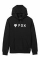FOX hoodie - ABSOLUTE FLEECE PO - black
