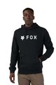 FOX hoodie - ABSOLUTE FLEECE PO - black