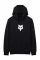 FOX Cycling hoodie - FOX HEAD FLEECE PO - black