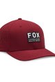 FOX Cycling hat - NON STOP TECH FLEXFIT - bordeaux