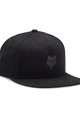 FOX Cycling hat - FOX HEAD SNAPBACK - black