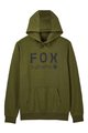 FOX hoodie - NON STOP FLEECE PO - green