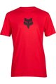 FOX Cycling short sleeve t-shirt - FOX HEAD PREMIUM - red