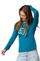 FOX Cycling long sleeve t-shirt - BOUNDARY LADY - blue