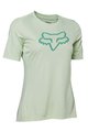 FOX Cycling short sleeve jersey - RANGER FOX HEAD LADY - green