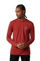 FOX Cycling long sleeve t-shirt - FINISHER - red